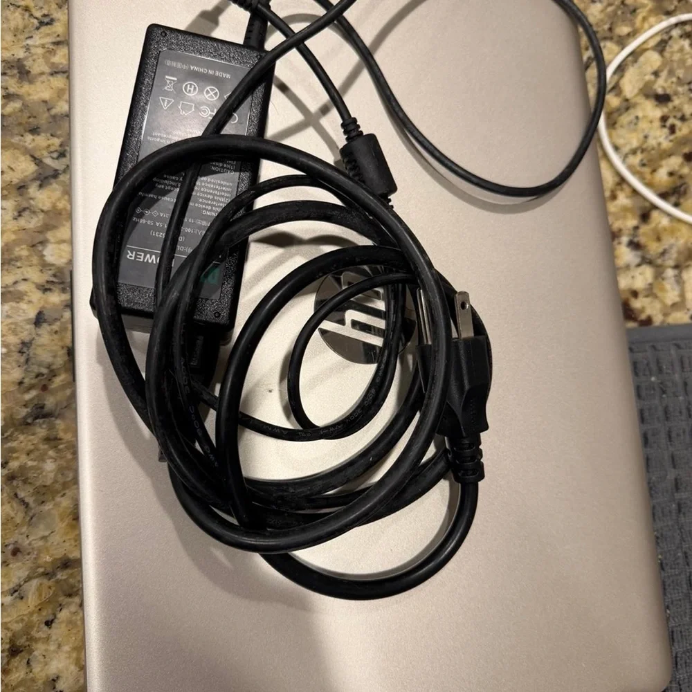 HP Sleek Silver Laptop